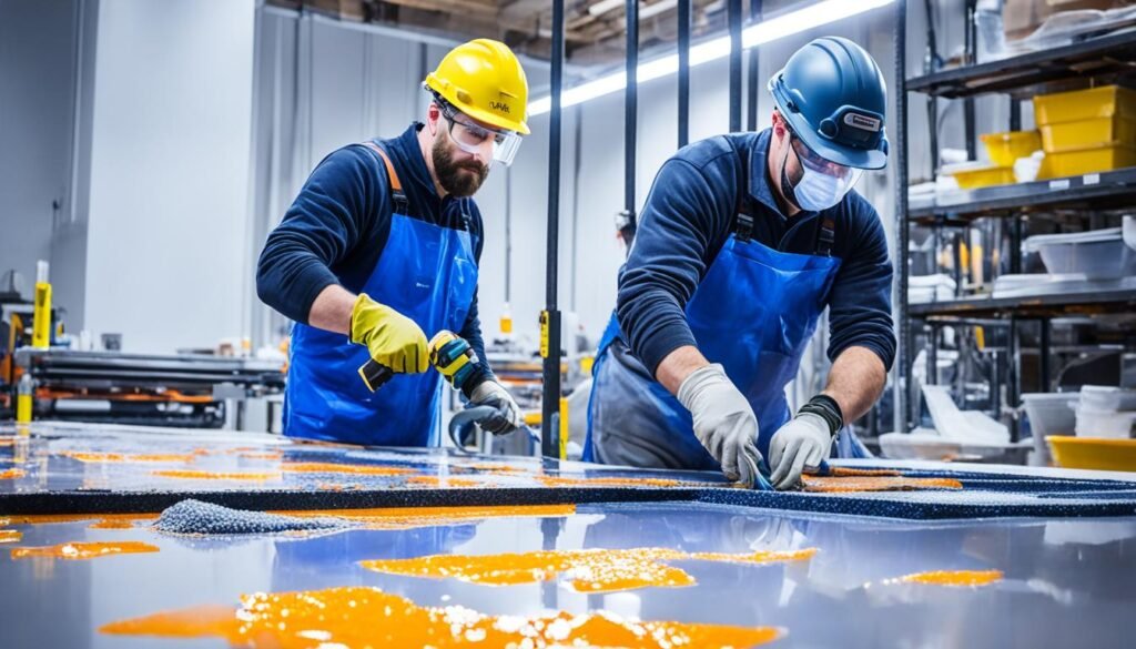 Resin Installation